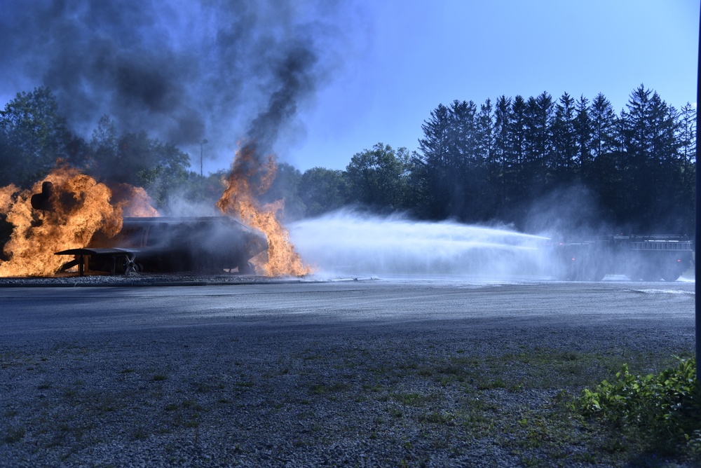Michigan National Guard Firefighters train at Northern Strike 22-2