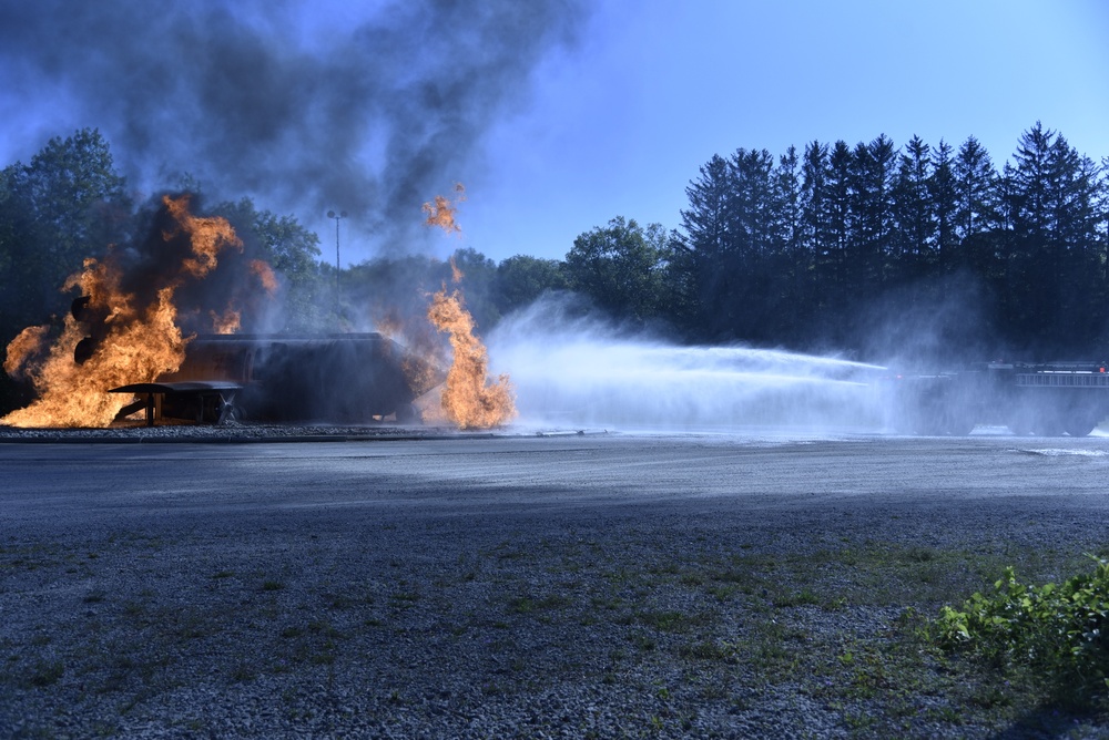Michigan National Guard Firefighters train at Northern Strike 22-2