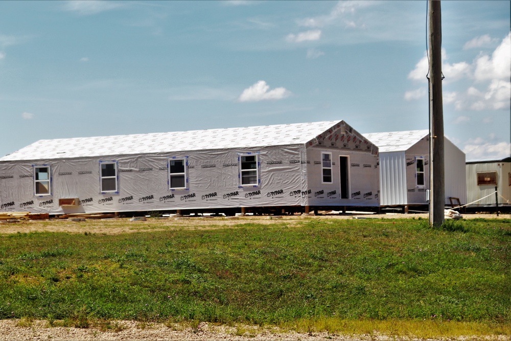 Troop project for office buildings at Fort McCoy’s LSA Liberty