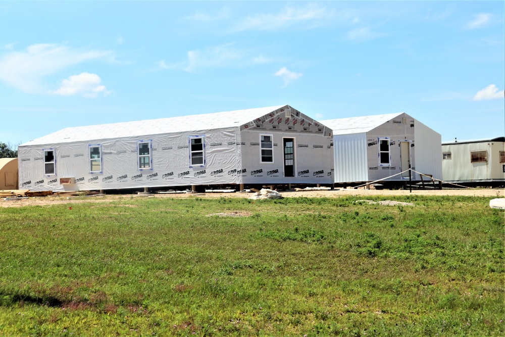 Troop project for office buildings at Fort McCoy’s LSA Liberty
