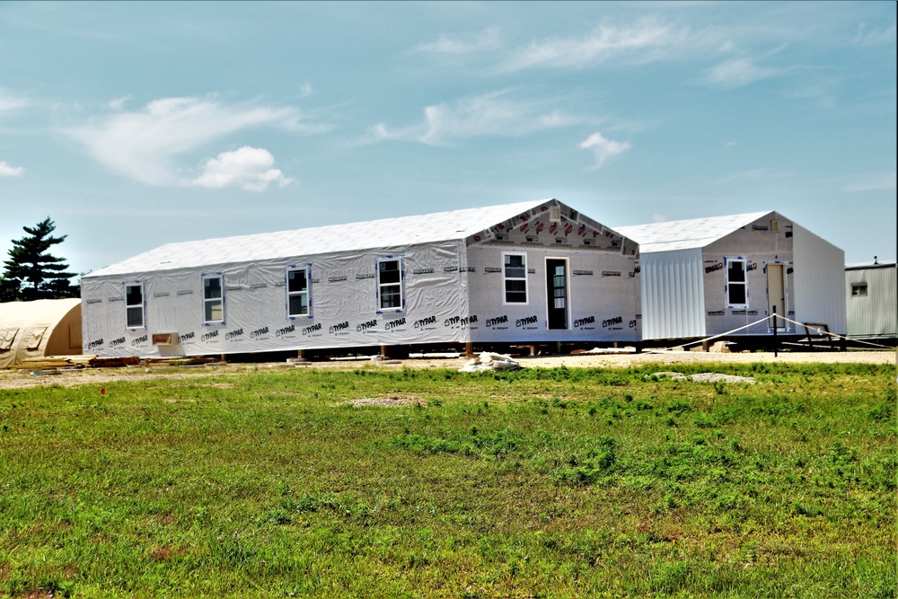 Troop project for office buildings at Fort McCoy’s LSA Liberty