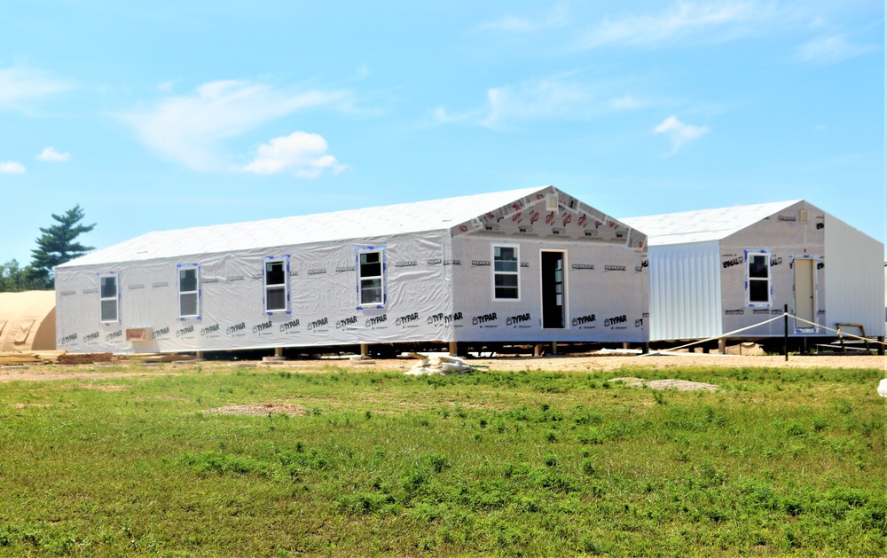 Troop project for office buildings at Fort McCoy’s LSA Liberty