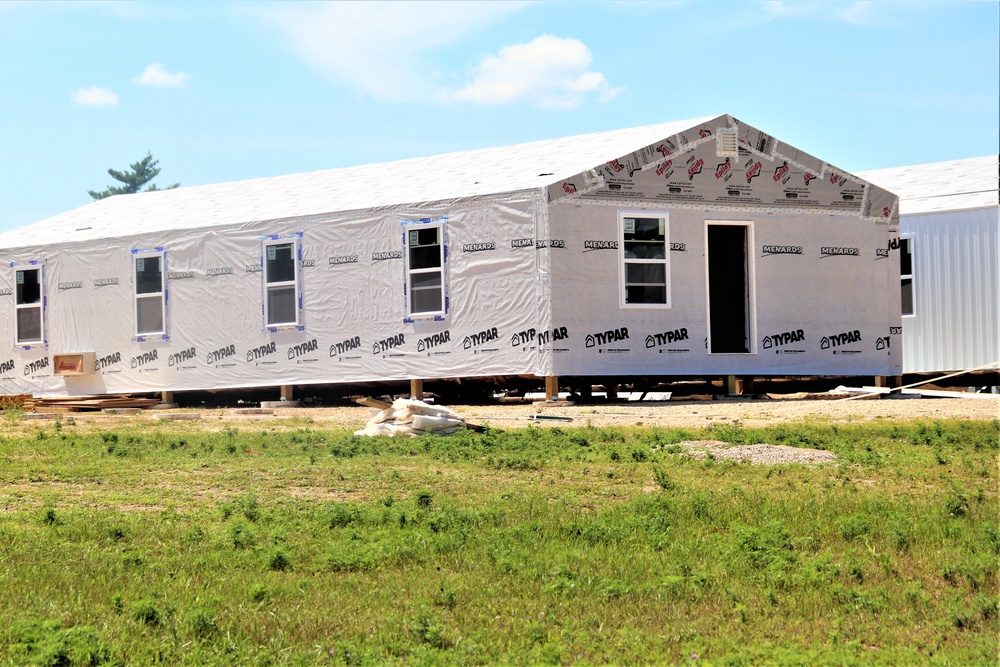 Troop project for office buildings at Fort McCoy’s LSA Liberty