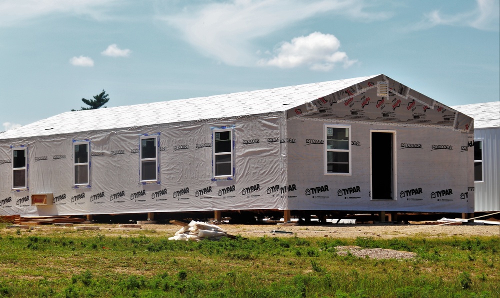 Troop project for office buildings at Fort McCoy’s LSA Liberty