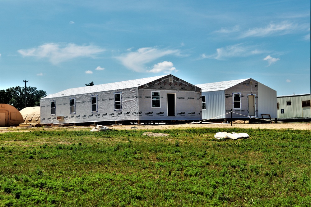 Troop project for office buildings at Fort McCoy’s LSA Liberty