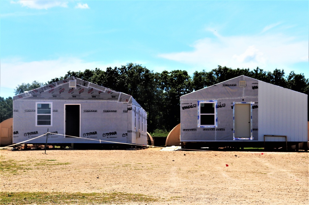 Troop project for office buildings at Fort McCoy’s LSA Liberty