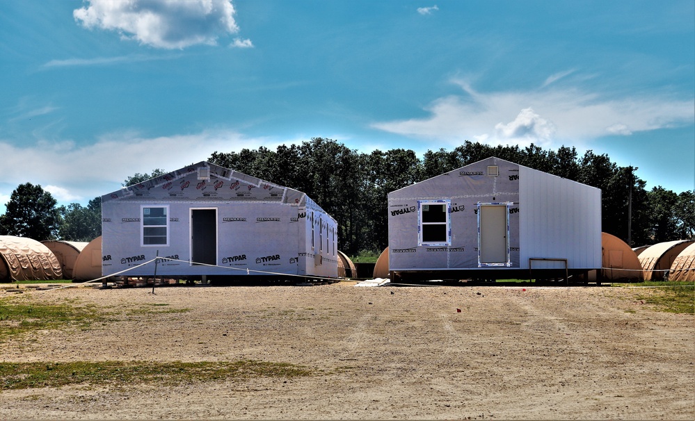 Troop project for office buildings at Fort McCoy’s LSA Liberty