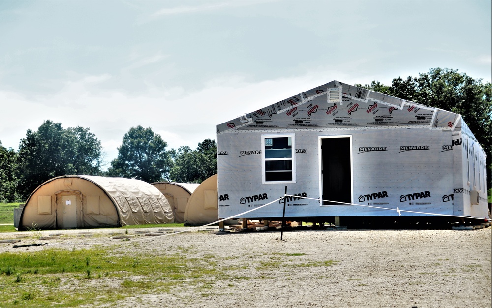 Troop project for office buildings at Fort McCoy’s LSA Liberty