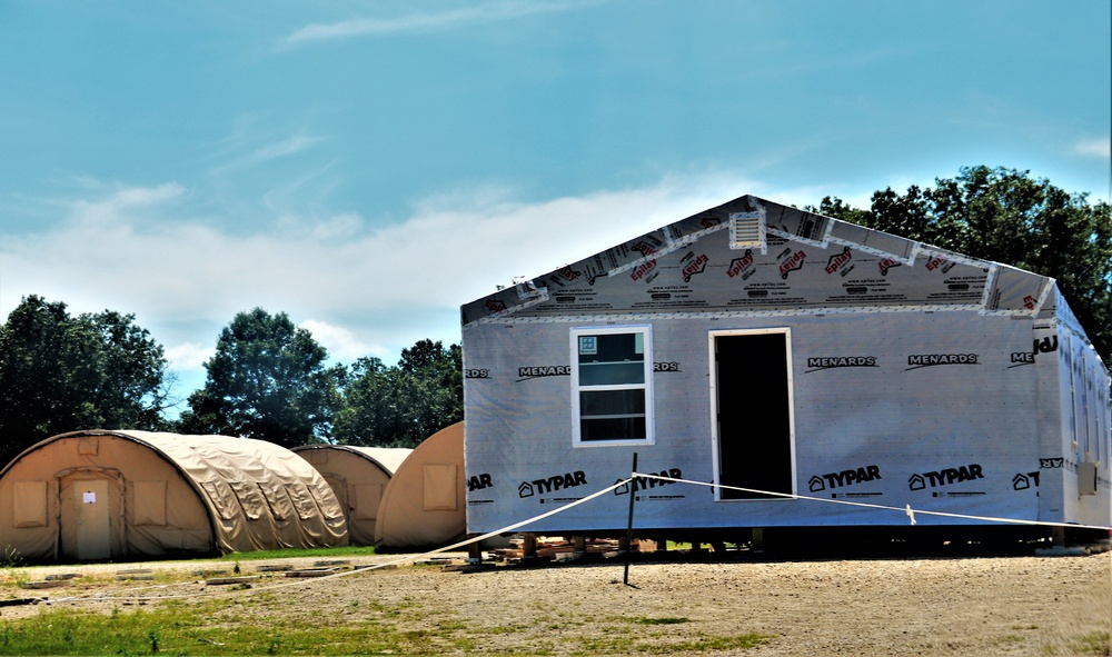 Troop project for office buildings at Fort McCoy’s LSA Liberty