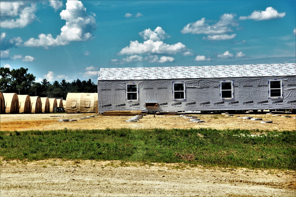 Troop project for office buildings at Fort McCoy’s LSA Liberty