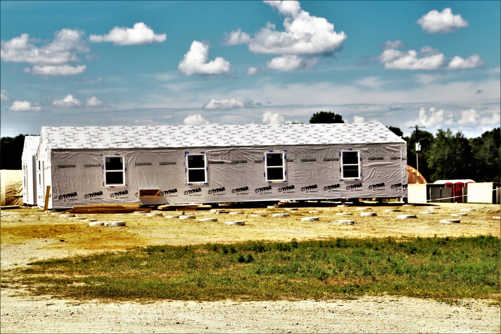 Troop project for office buildings at Fort McCoy’s LSA Liberty