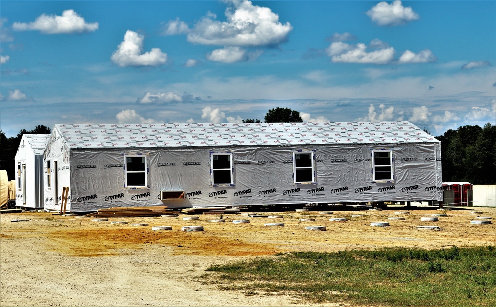 Troop project for office buildings at Fort McCoy’s LSA Liberty