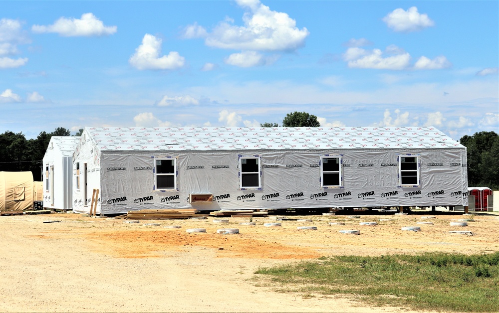 Troop project for office buildings at Fort McCoy’s LSA Liberty