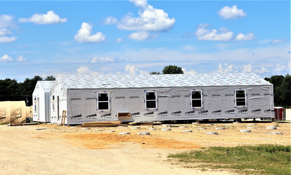 Troop project for office buildings at Fort McCoy’s LSA Liberty