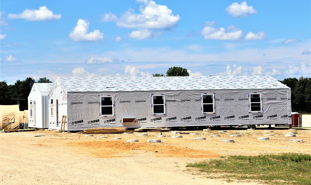 Troop project for office buildings at Fort McCoy’s LSA Liberty
