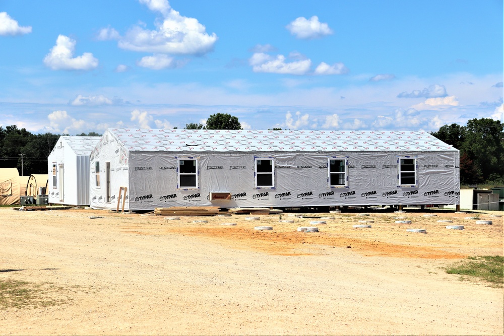 Troop project for office buildings at Fort McCoy’s LSA Liberty