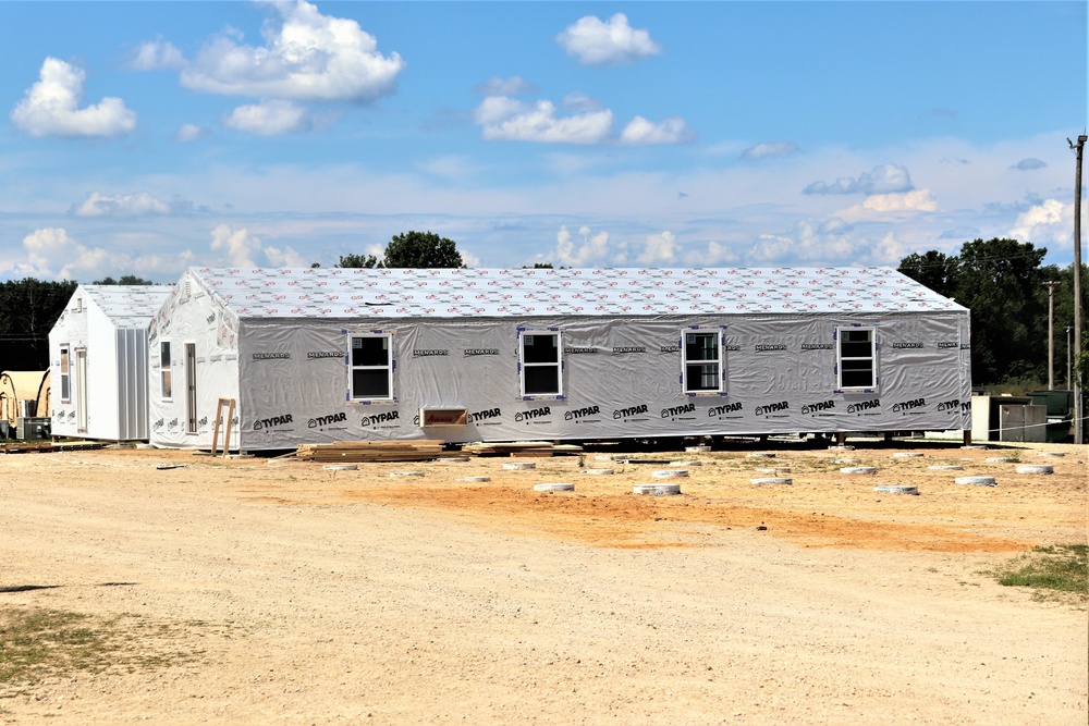 Troop project for office buildings at Fort McCoy’s LSA Liberty