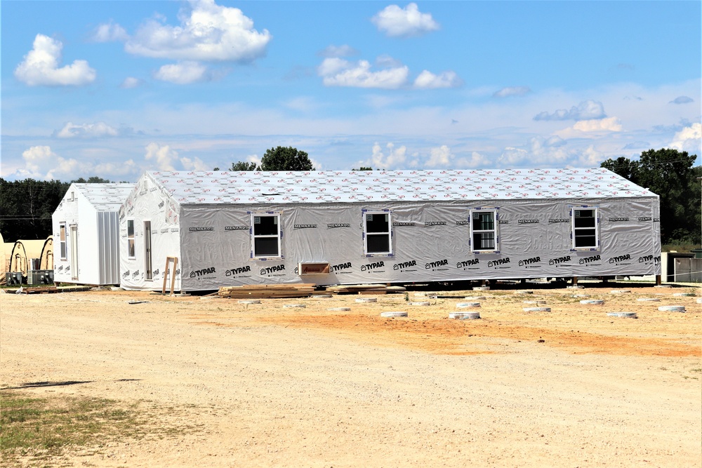 Troop project for office buildings at Fort McCoy’s LSA Liberty