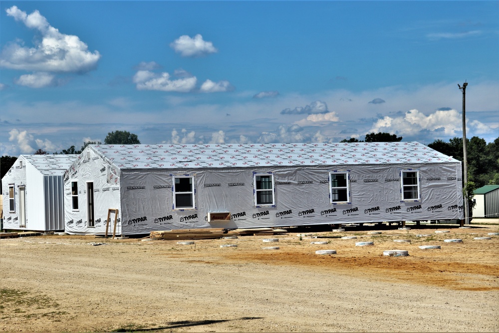 Troop project for office buildings at Fort McCoy’s LSA Liberty
