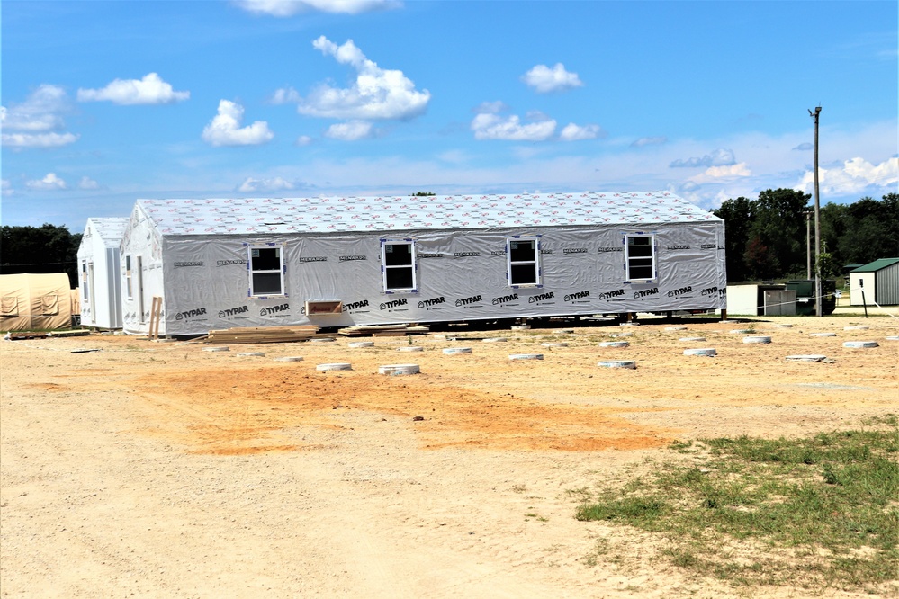 Troop project for office buildings at Fort McCoy’s LSA Liberty