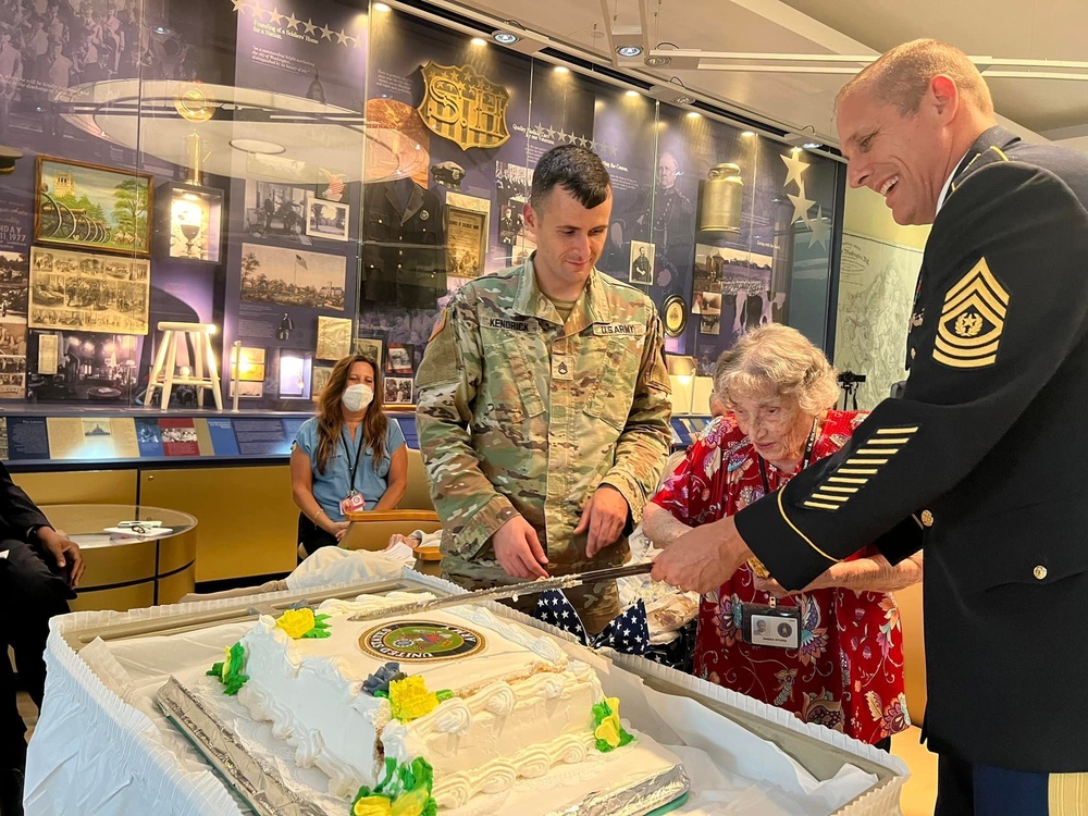 Army National Guard Honors WWII Veterans at Birthday Celebration