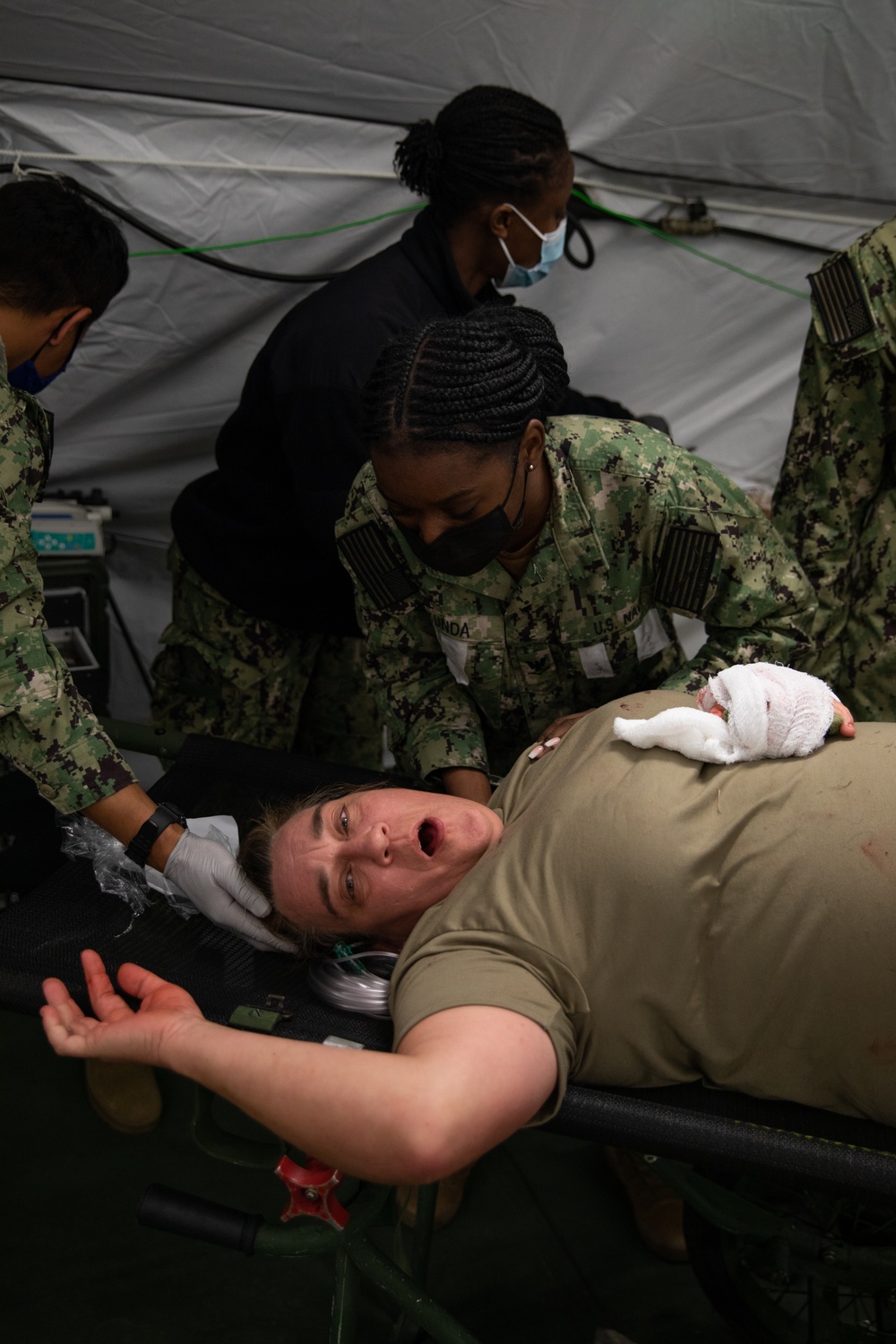 Medical readiness at moulage warehouse