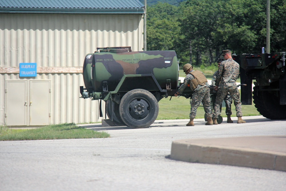 August 2022 training with Navy, Marines at Fort McCoy