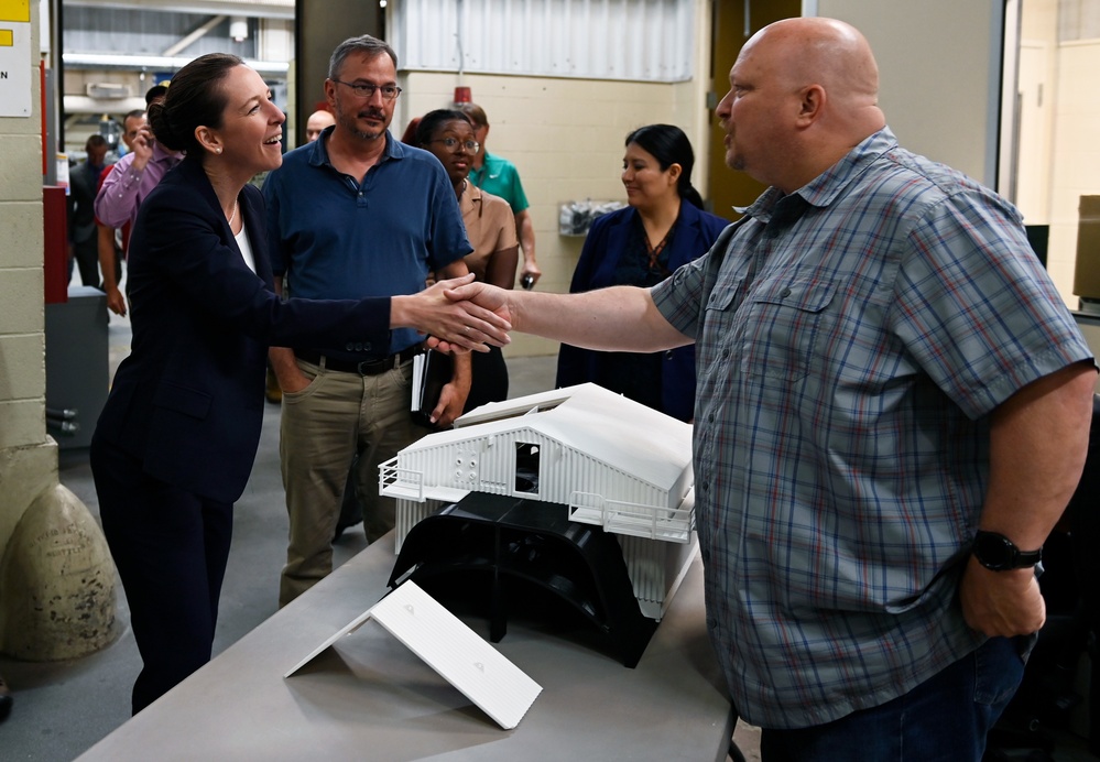 Deputy Assistant Secretary of the Navy for Sustainment visits Trident Refit Facility, Bangor