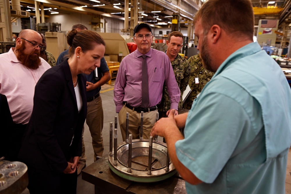 Deputy Assistant Secretary of the Navy for Sustainment visits Trident Refit Facility, Bangor