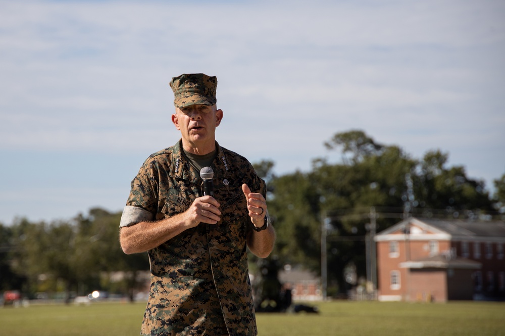 II Marine Expeditionary Force Change of Command