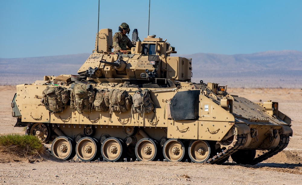 2nd Armored Brigade Combat Team, 1st Infantry Division during day 1 in the “box” at the National Training Center