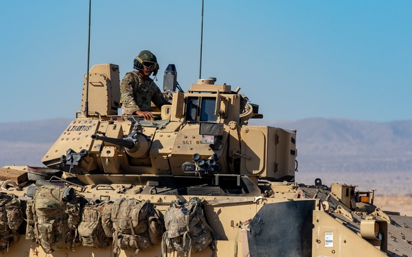 2nd Armored Brigade Combat Team, 1st Infantry Division during day 1 in the “box” at the National Training Center