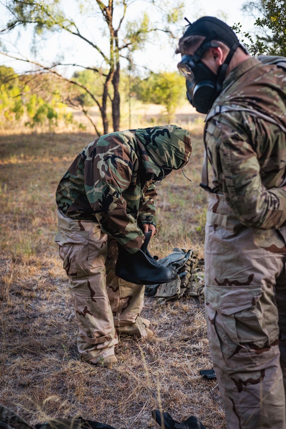 US Army Forces Command Best Squads Compete in a CBRNE Lane