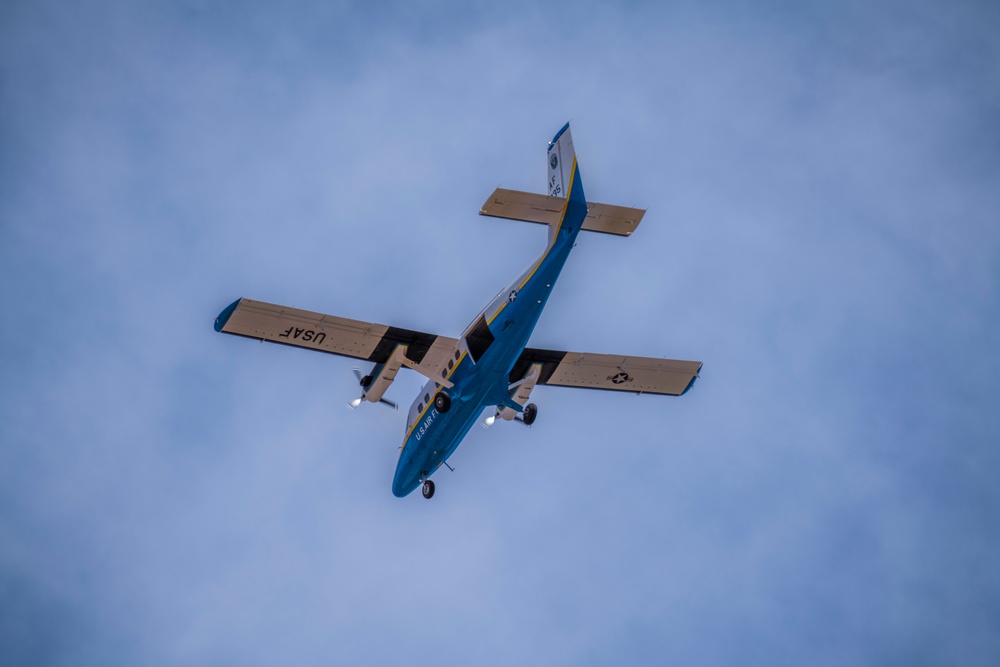 U.S. Navy Leap Frogs drop in at Cheyenne Frontier Days