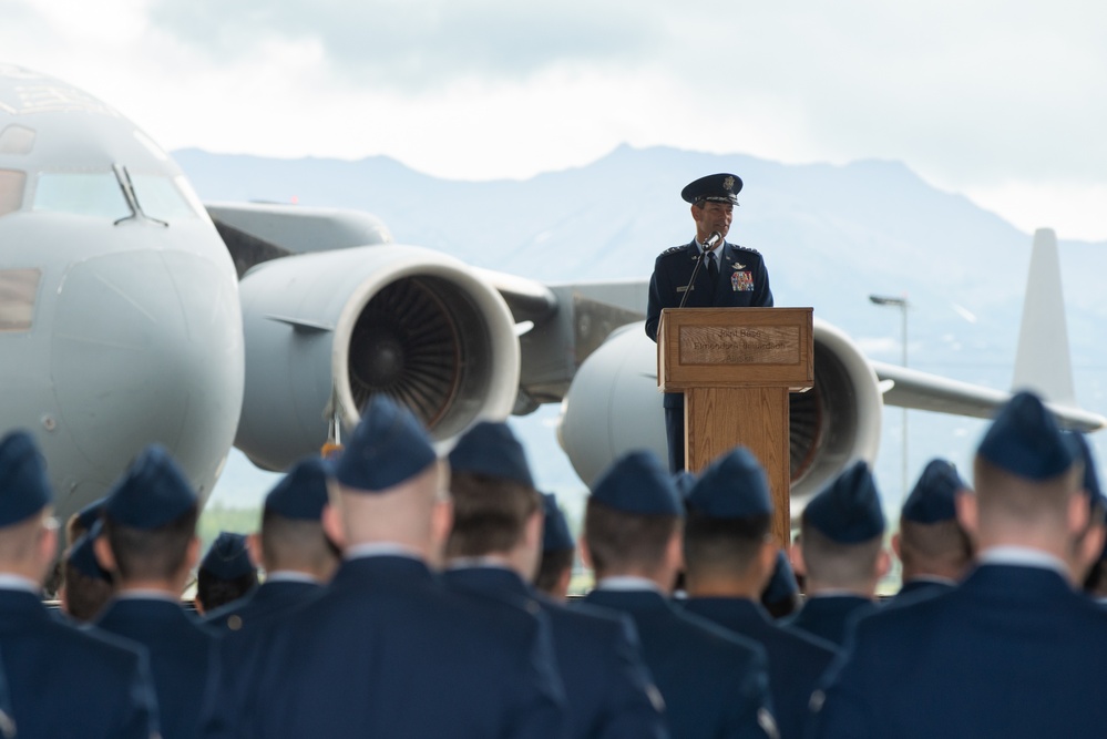 11th Air Force change of command ceremony