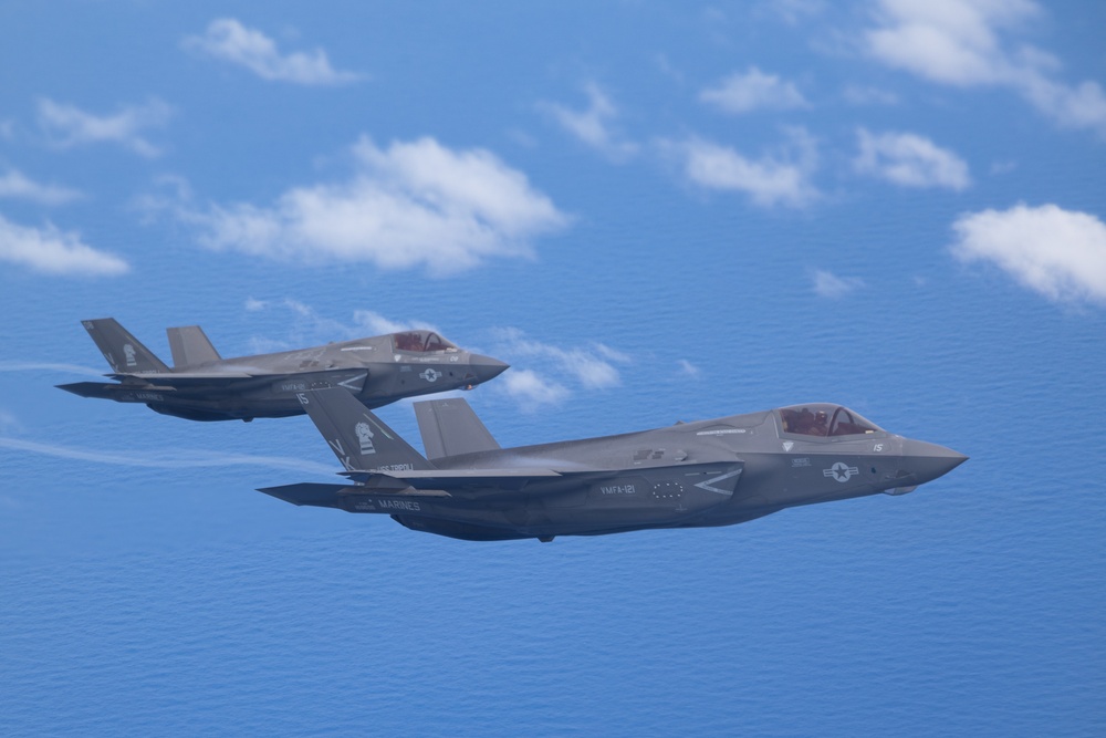 VMGR-152 Supports VMFA-121 and the 31st MEU with Aerial Refueling