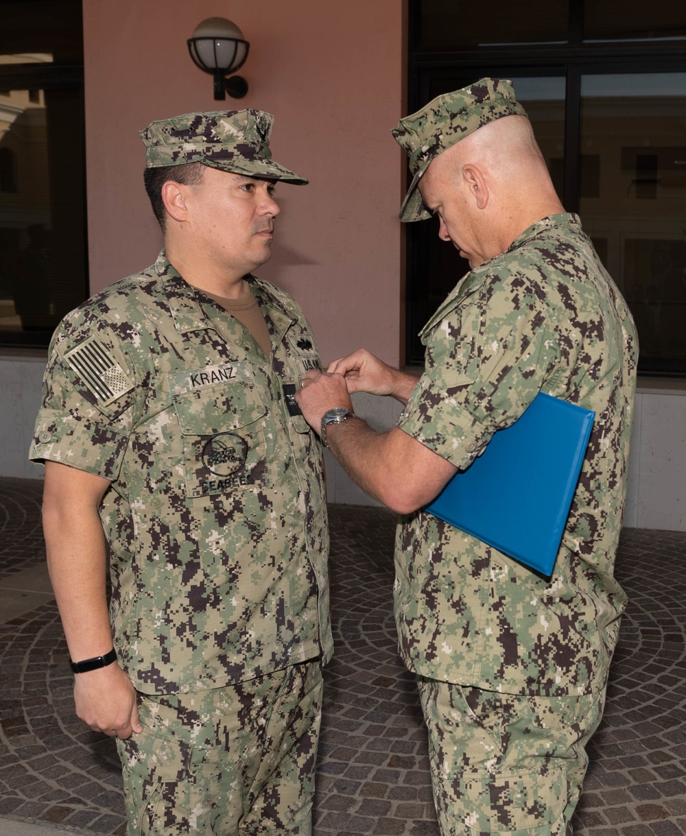 Capt. Jason G. Kranz Receives the Meritorious Service Medal