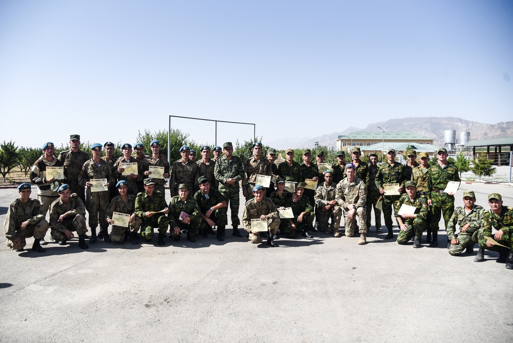 Tajik, U.S. forces mark end of Regional Cooperation 22 FTX