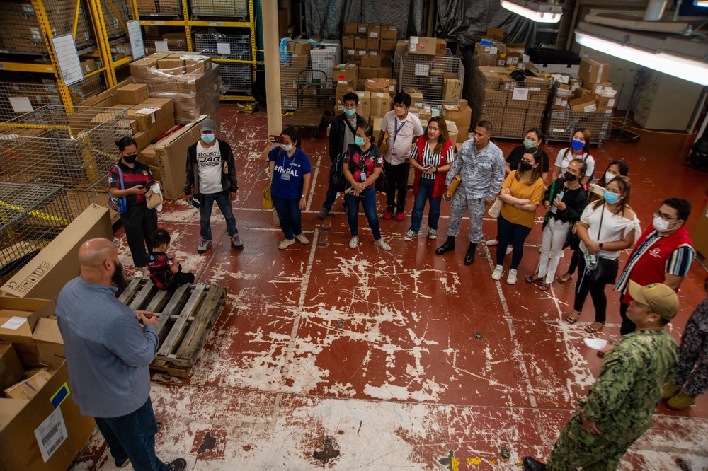 Pacific Partnership HA/DR Supply Chain Management Tour Aboard USNS Mercy
