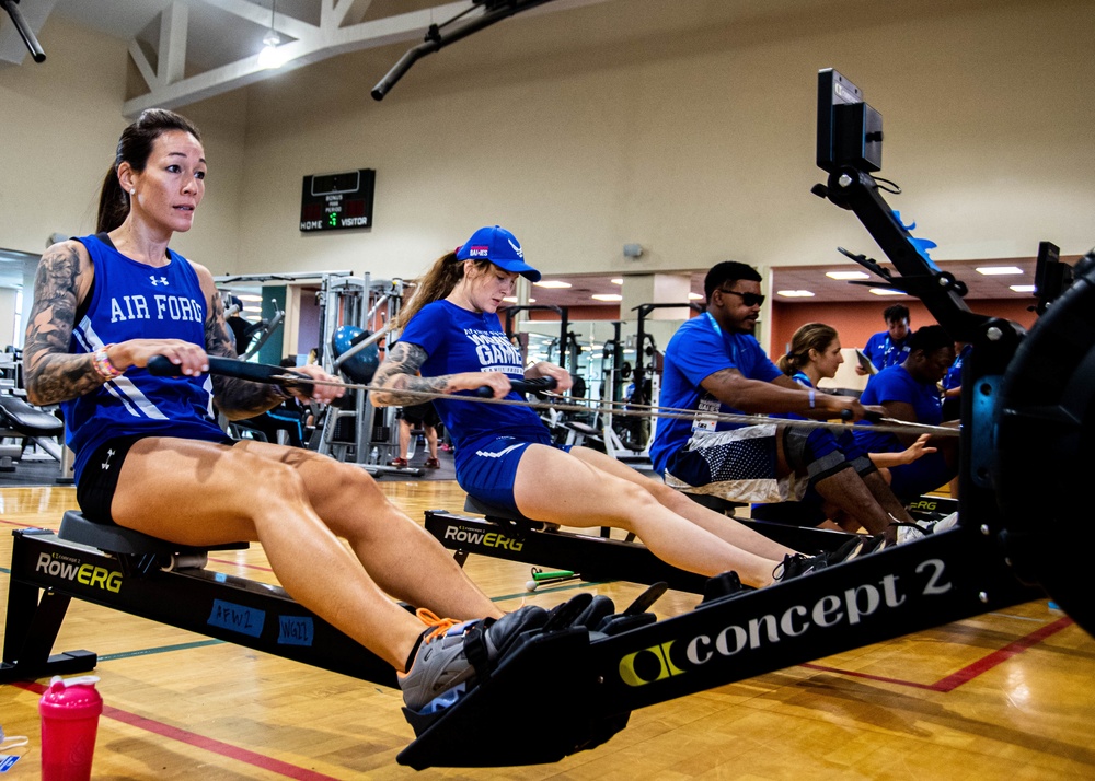 2022 Department of Defense Warrior Games Rowing Practice
