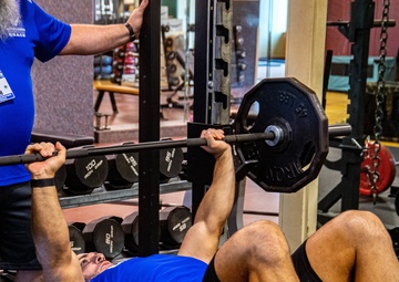 2022 Department of Defense Warrior Games Powerlifting Practice