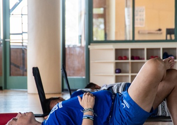 2022 Department of Defense Warrior Games Yoga Session