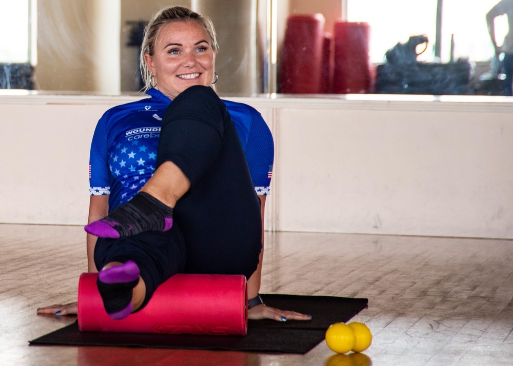2022 Department of Defense Warrior Games Yoga Session