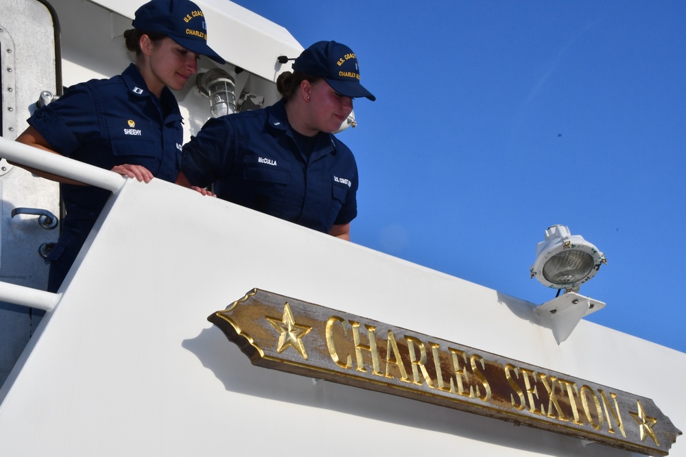 Charles Sexton Moors Up for Coast Guard Day