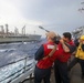 USS Cole Conducts a replenishment at sea with USNS Kanawha