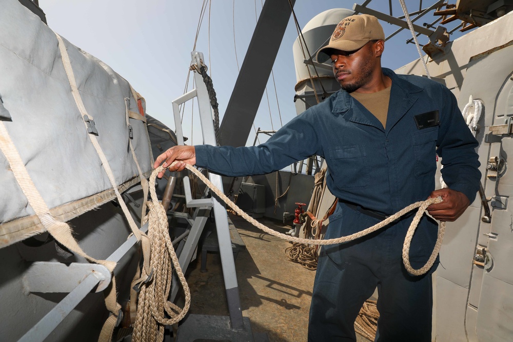 USS Cole Daily Operations