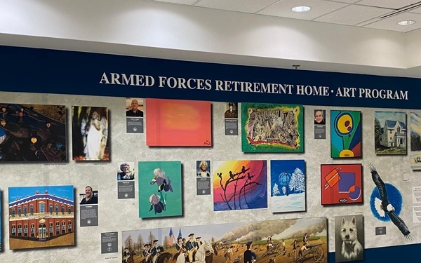 Pentagon Exhibit Showcases Artwork from the Armed Forces Retirement Home