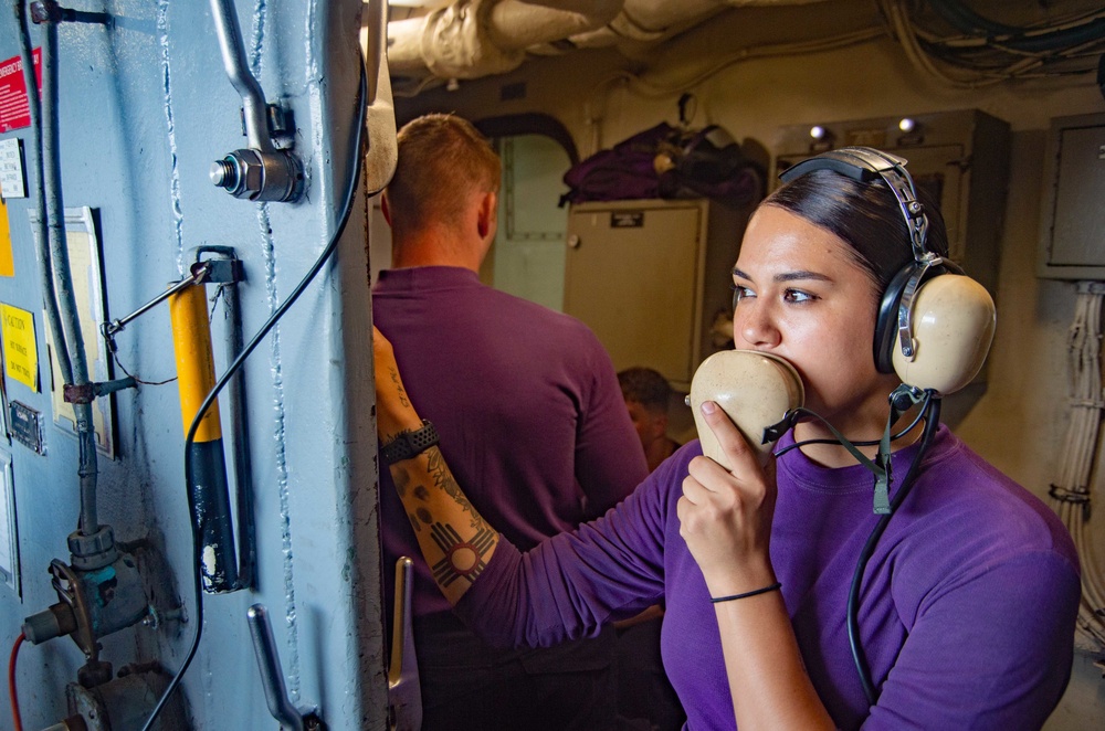 The Harry S. Truman Carrier Strike Group is on a scheduled deployment in the U.S. Naval Forces Europe area of operations, employed by U.S. Sixth Fleet to defend U.S., allied and partner interests.