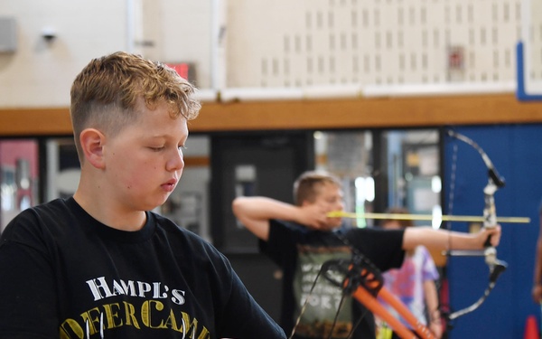 Hanscom Youth and Teen Archery Camp held