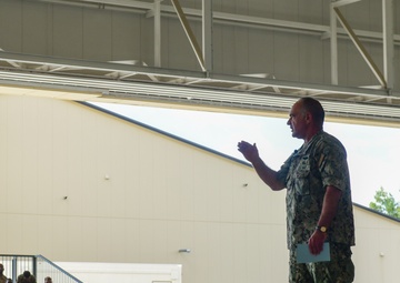 Adm. Charles Richard, U.S. Strategic Command commander Vists Minot Air Force Base